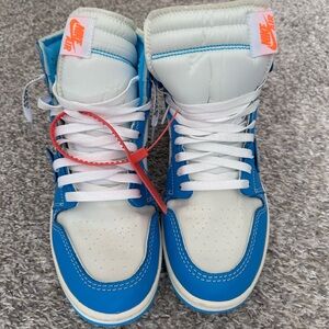 Nike Kids Blue and White Sneakers